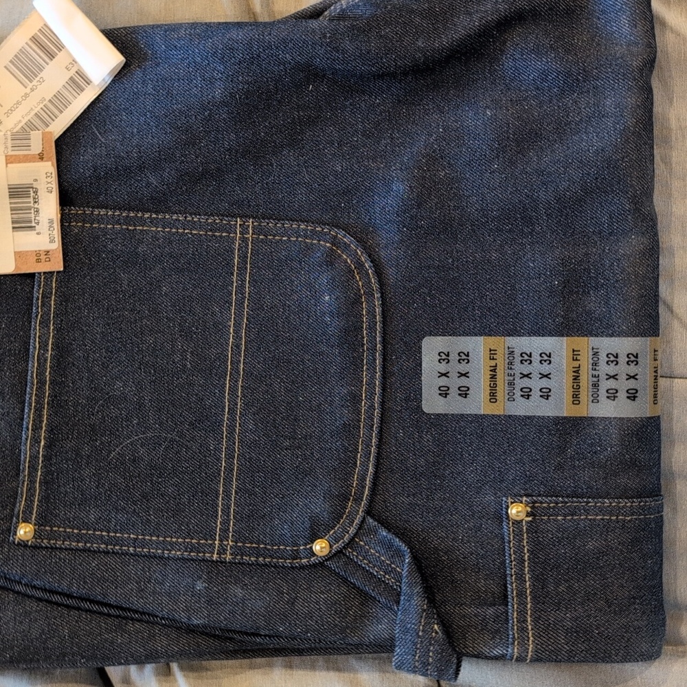 Carhartt Men's Deep Indigo Relaxed Jeans
